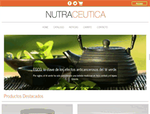 Tablet Screenshot of nutraceuticaonline.com